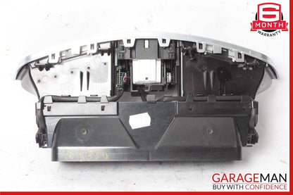 07-13 Mercedes W221 S550 Center Dash Air Vent AC A/C Clock Trim Cover Assembly