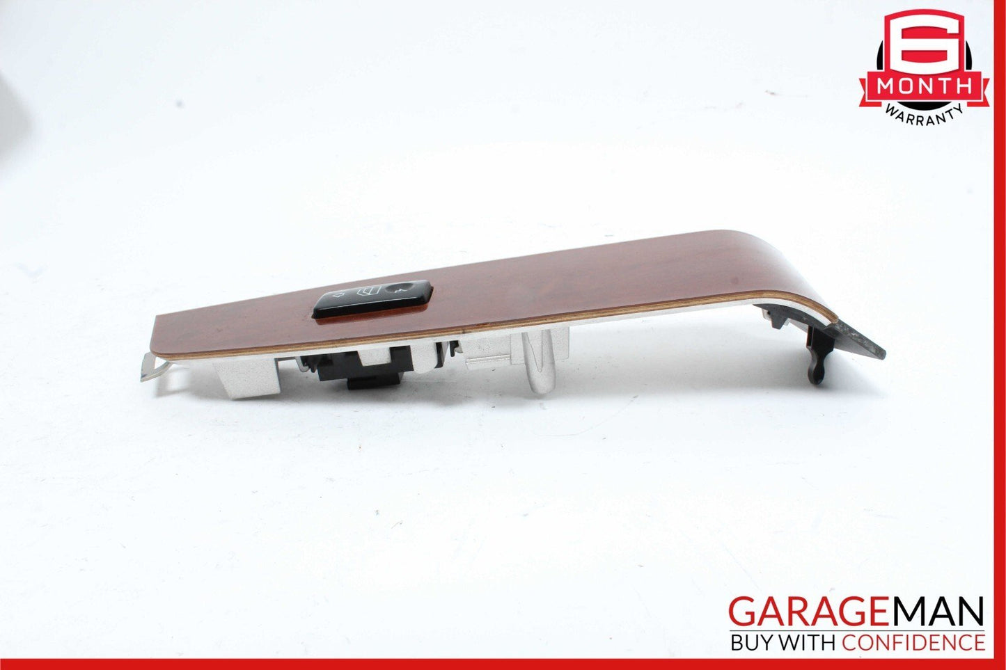 03-06 Mercedes W220 S430 Front Right Side Door Window Switch Trim Bezel Wood OEM