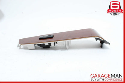 03-06 Mercedes W220 S430 Front Right Side Door Window Switch Trim Bezel Wood OEM