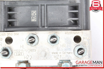 12-18 Audi A7 ABS Anti Lock Brake Pump Module 4G0907379 OEM