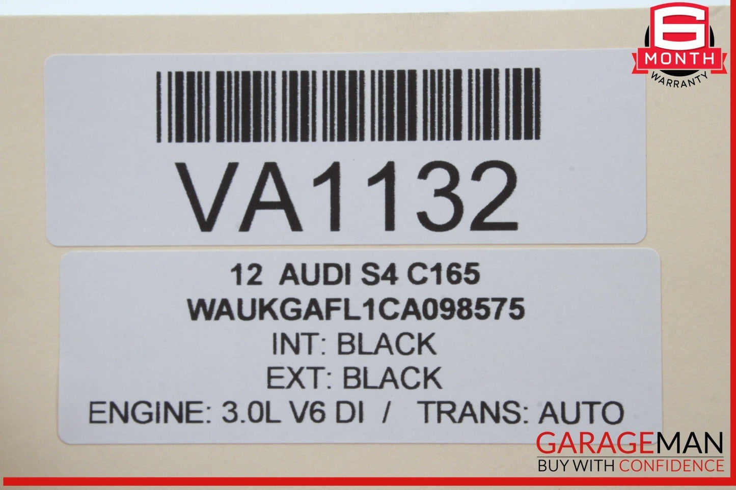 09-16 Audi S4 A4 Rear Right Passenger Side Upper Control Arm 8K0505324H OEM