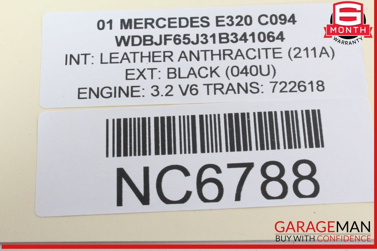 97-04 Mercedes W210 E320 SLK320 Dashboard Front Right Side Airbag Air Bag OEM