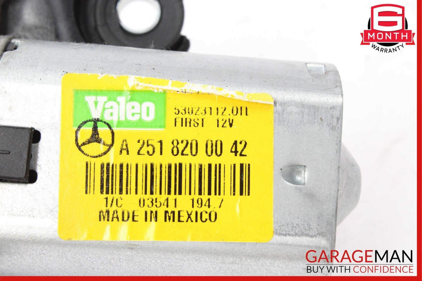 06-13 Mercedes R320 R350 Valeo Rear Window Windshield Glass Wiper Motor Unit