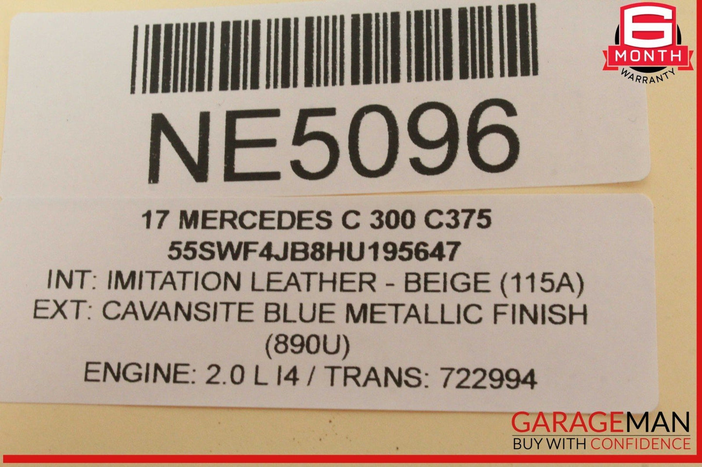 14-19 Mercedes W205 C300 S550 GLC350 Keyless Go Entry Control Module Unit OEM