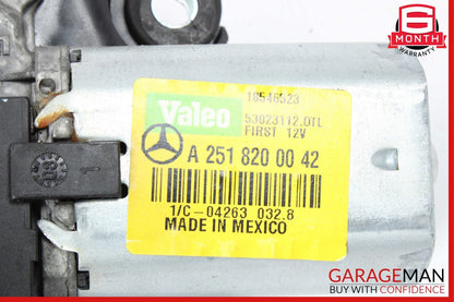 06-19 Mercedes W251 R350 GL450 GLK450 Rear Glass Windshield Wiper Motor Unit OEM