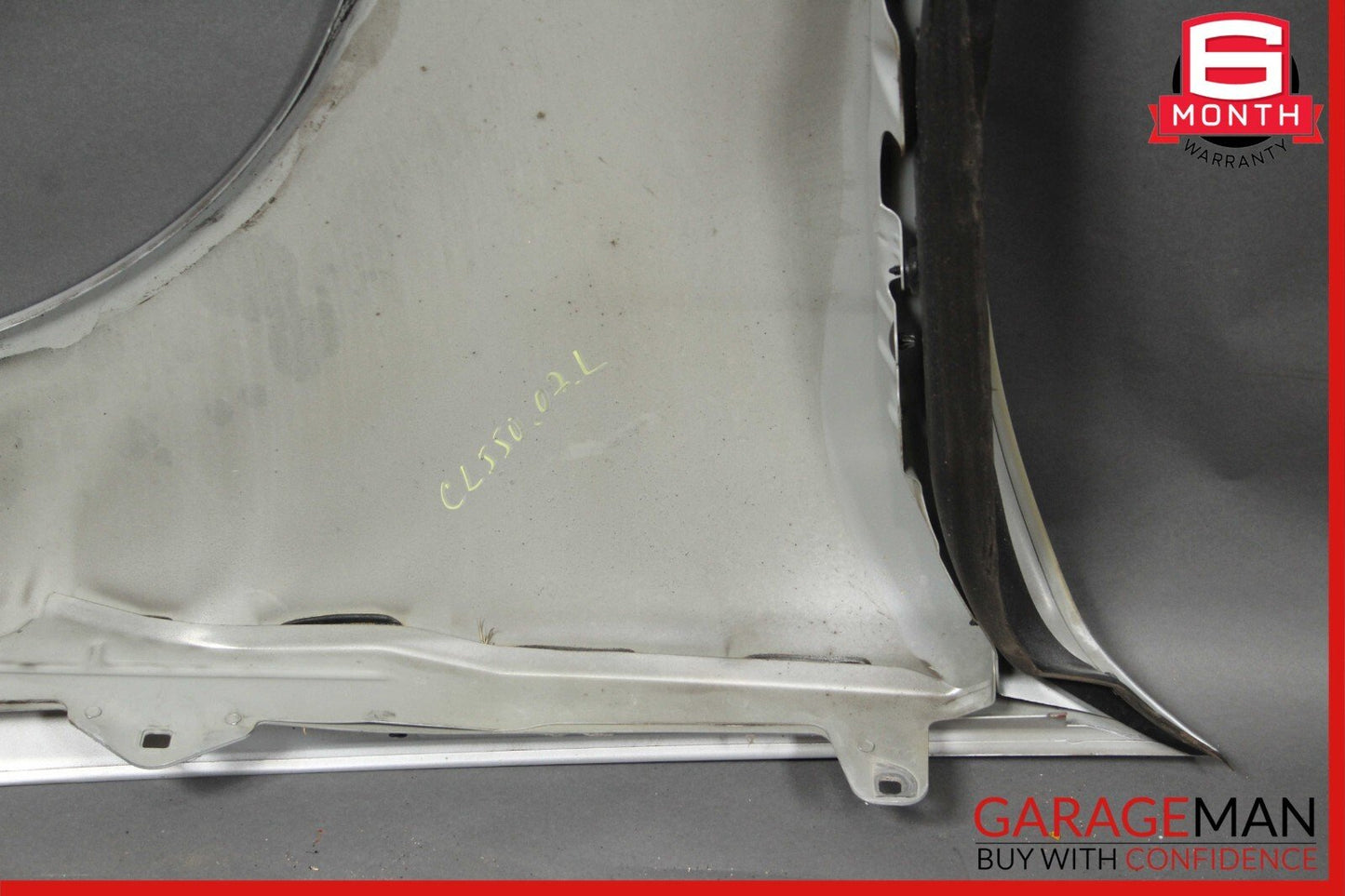07-10 Mercedes W216 CL550 CL600 Front Left Driver Side Fender Panel Silver