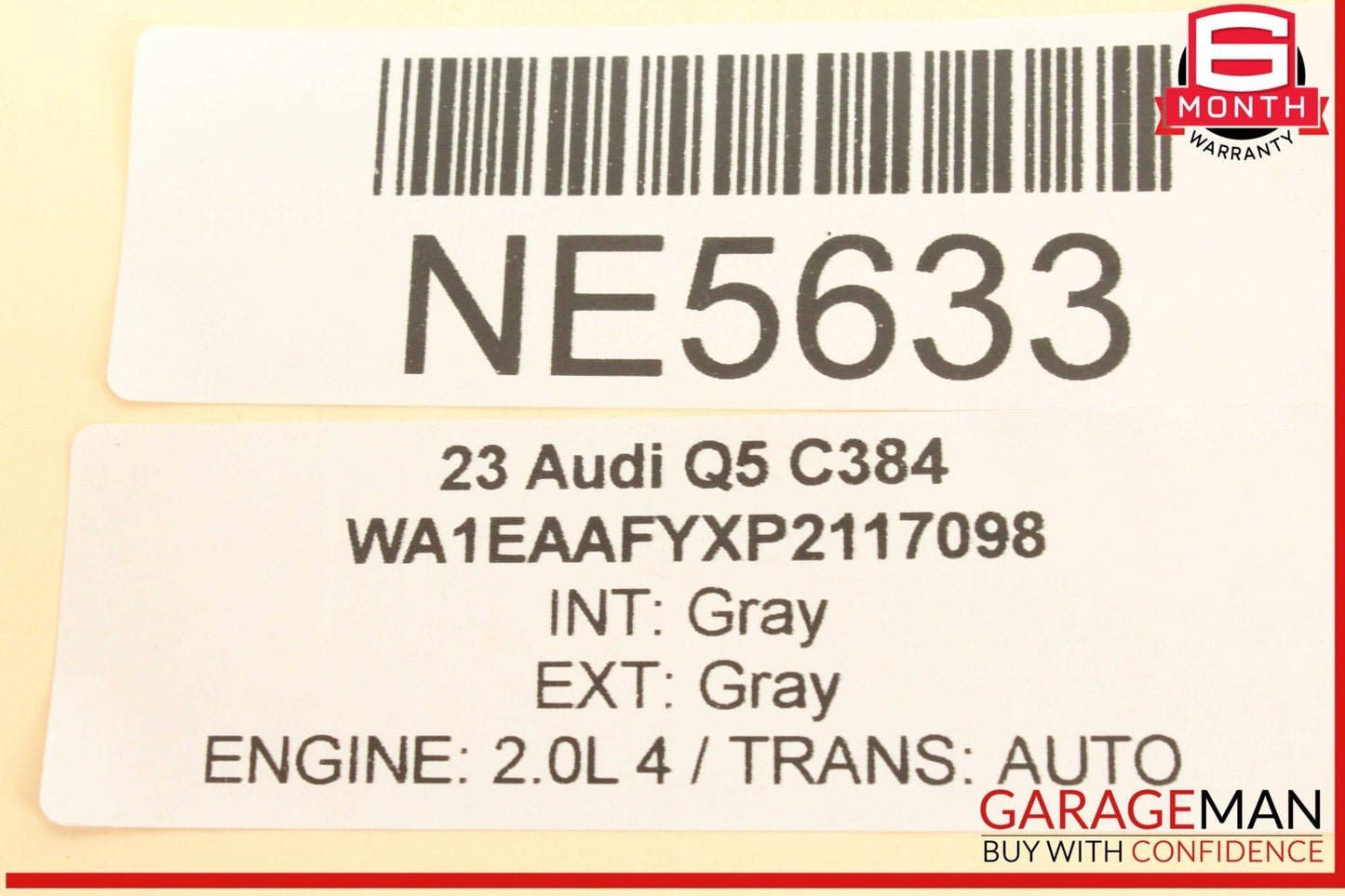 18-24 Audi Q5 SQ5 Rear Left Driver Side Forward Lateral Control Arm OEM