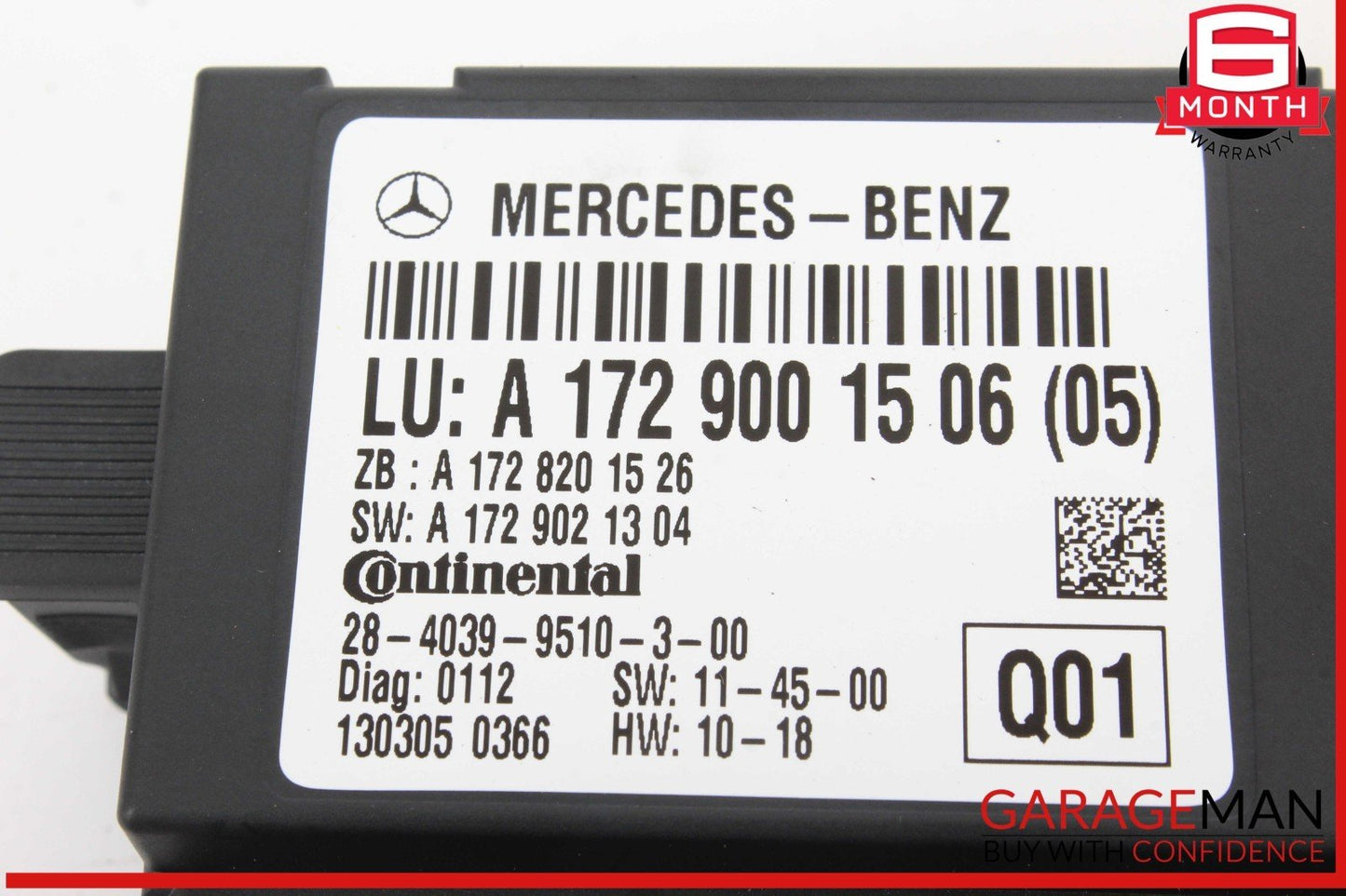 12-20 Mercedes R172 SLK250 SLC300 Roof Convertible Top Control Module Unit OEM