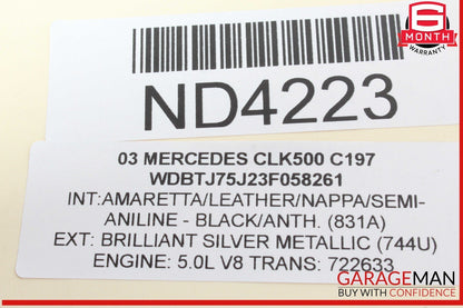 03-09 Mercedes W209 CLK500 CLK55 AMG Front Left Side Door Lock Latch Actuator
