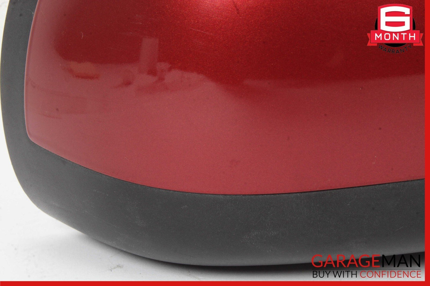 11-12 Nissan Leaf Front Right Passenger Side Door Rear View Mirror Red OEM