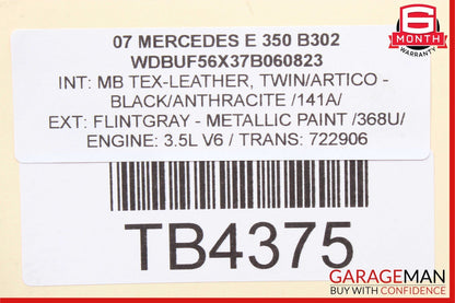 07-11 Mercedes W219 CLS550 ABS Anti Lock Brake Pump Hydraulic OEM