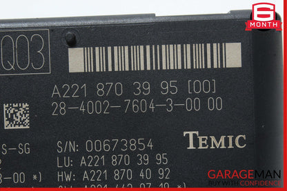 07-14 Mercedes W221 S550 CL600 Trunk Release Remote Open Close Module Unit OEM