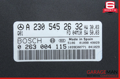 03-06 Mercedes R230 SL500 SL55 SL65 AMG Park Parking Assist Control Module OEM