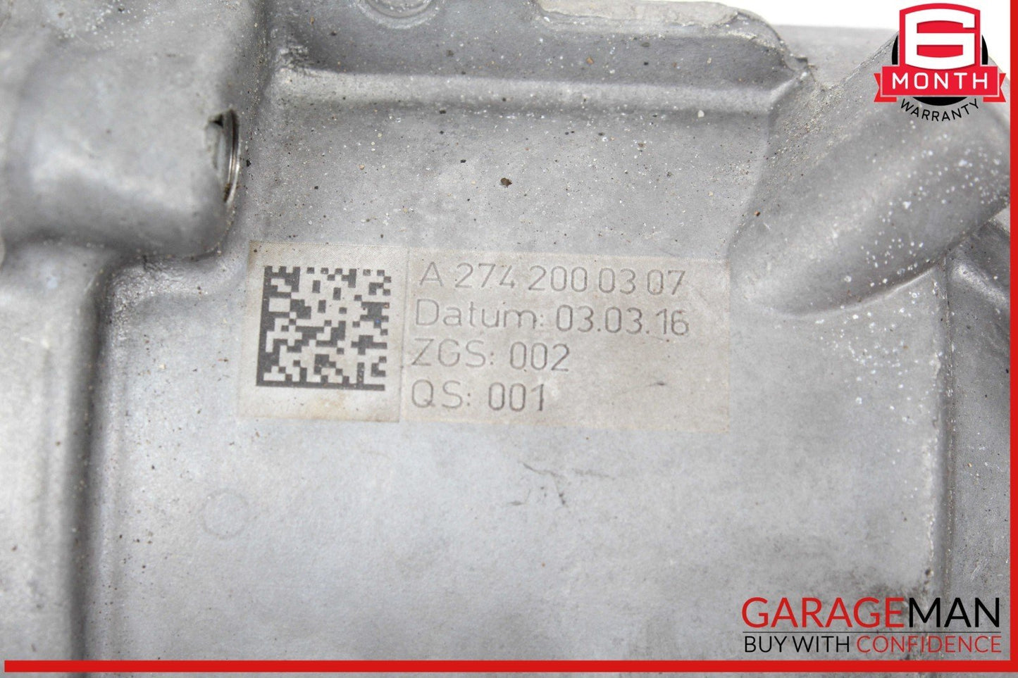15-20 Mercedes W205 C300 2.0L Engine Water Pump 2742000307 OEM