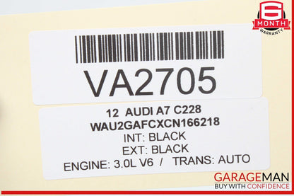 12-18 Audi A7 A6 Ignition Switch Control Lock Relay Module 4H0909131 OEM