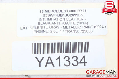 15-20 Mercedes W205 C300 C400 C350e A/C AC Heater Climate Control Switch Assy