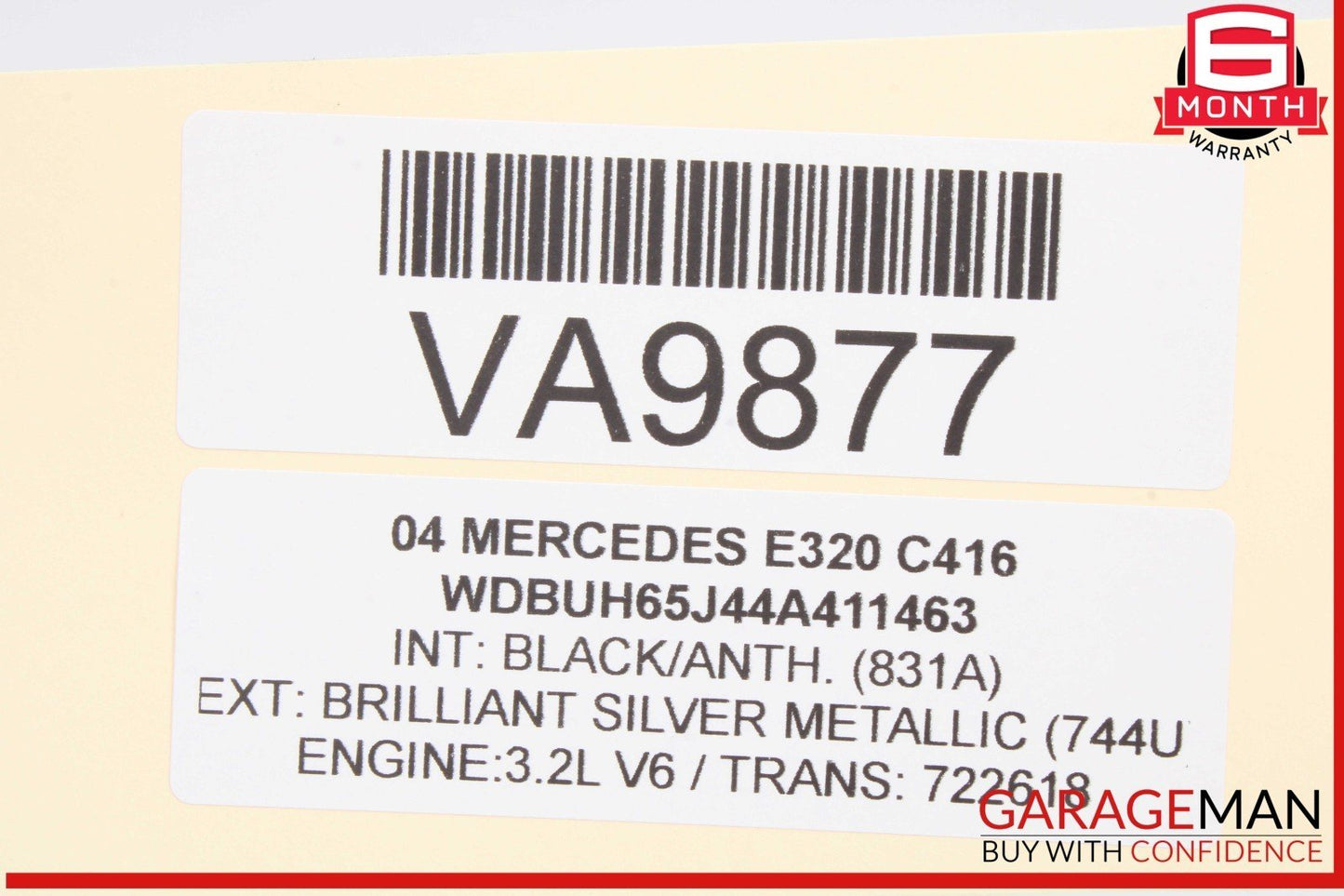 03-06 Mercedes W211 E320 Anti Theft Alarm Control Module Unit 2118209626 OEM