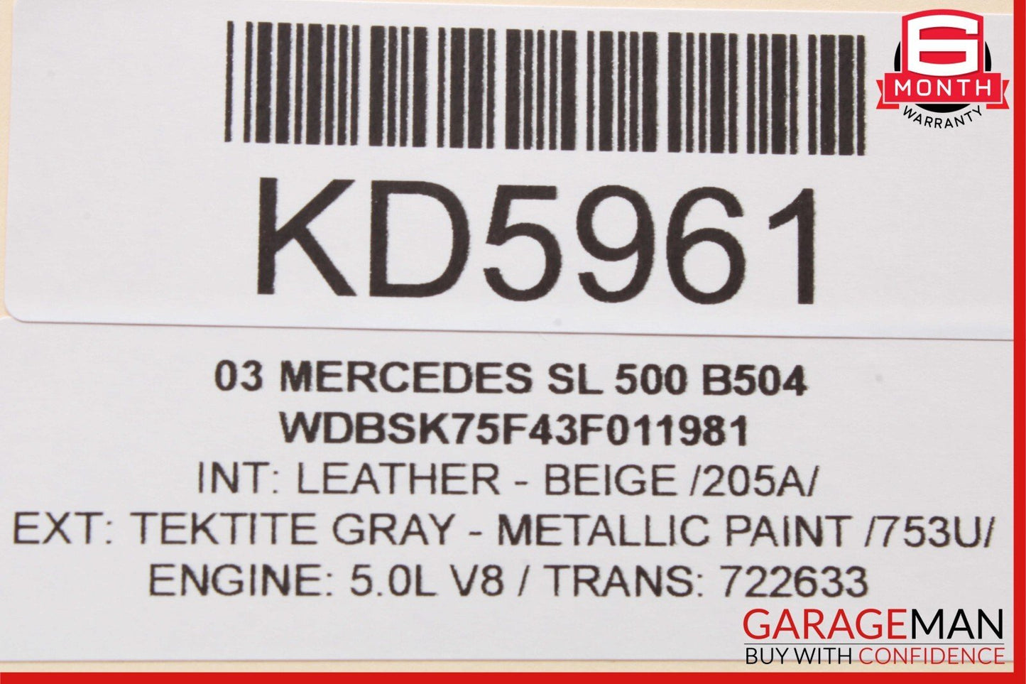 00-06 Mercedes R230 SL500 S55 AMG CLK500 Voice Command Control Module OEM