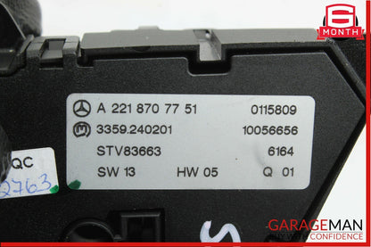 07-13 Mercedes S550 CL65 AMG Front Right Side Seat Control Switch Set OEM