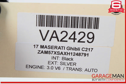 14-17 Maserati Ghibli Rear Right Passenger Side Door Control Module Unit OEM