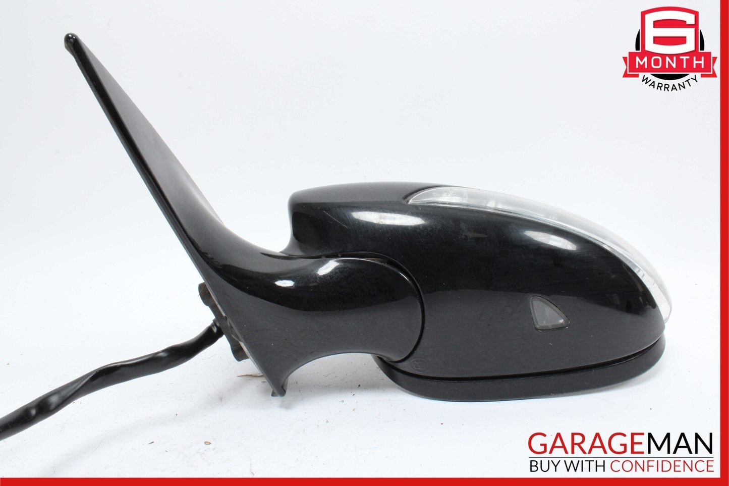 07-09 Mercedes W216 CL550 CL63 AMG Front Left Side Mirror Door Rear View Black