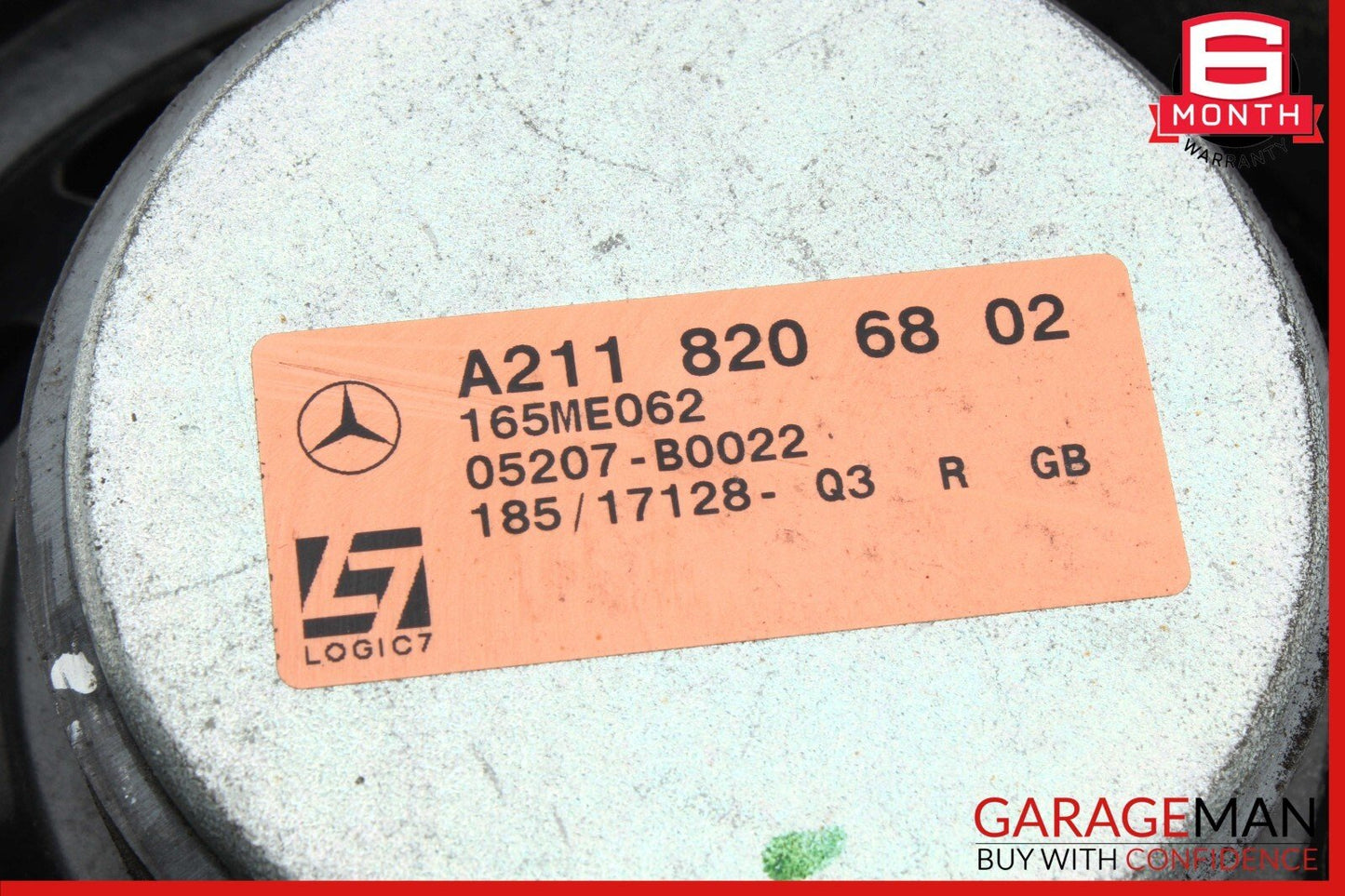 07-09 Mercedes W211 E350 E550 E320 Rear Right Passenger Side Door Speaker OEM