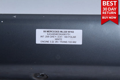 98-05 MERCEDES W163 ML320 ML500 LEFT DRIVER SIDE SKIRT ROCKER PANEL OEM