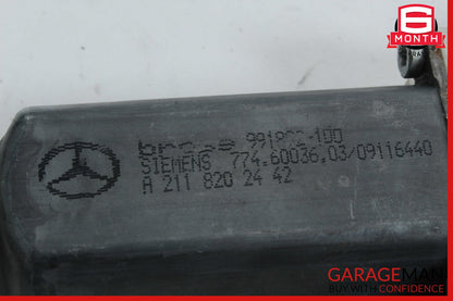 03-09 Mercedes W211 E350 E500 E550 Rear Right Side Window Regulator Motor OEM