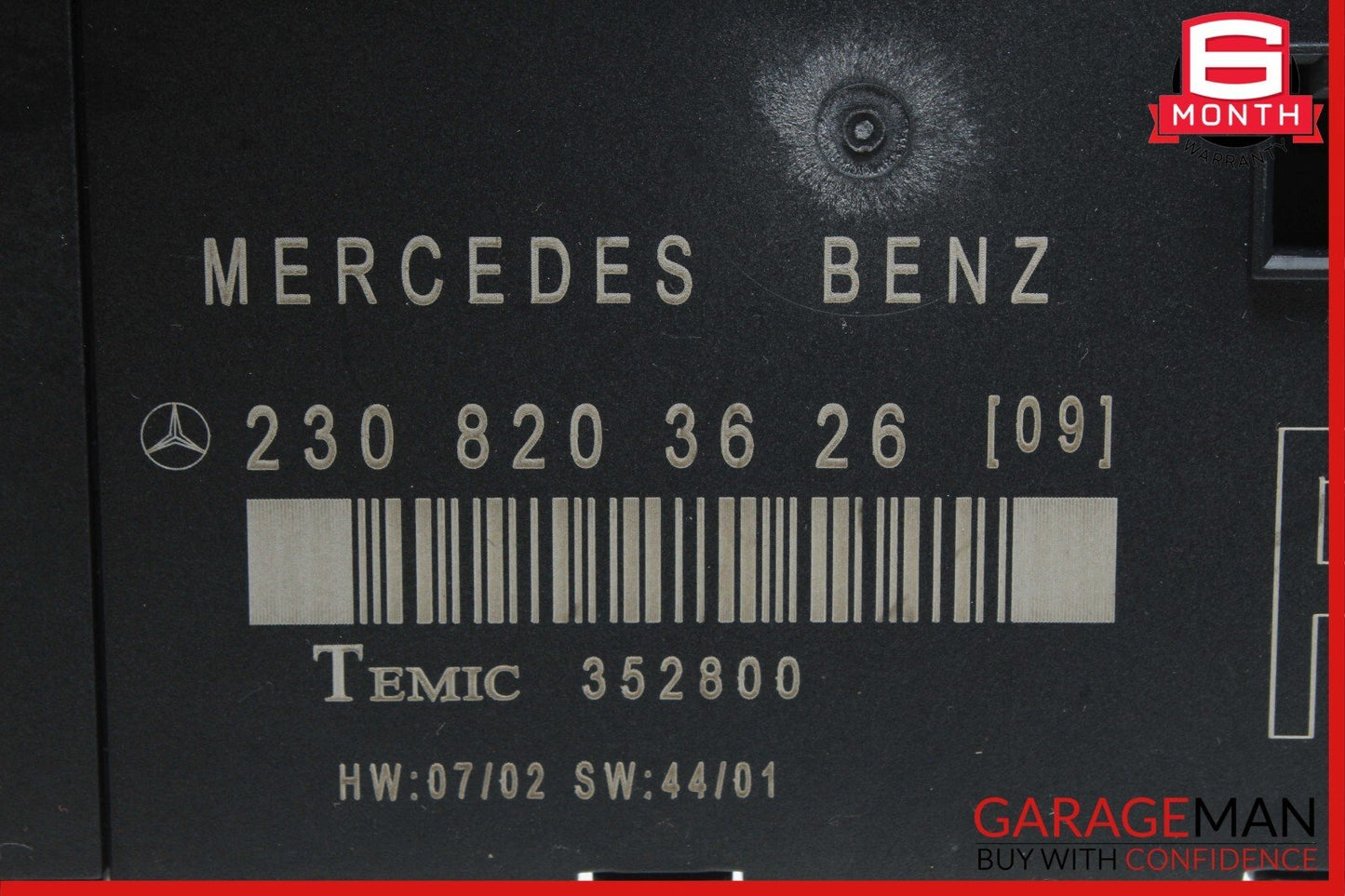 03-08 Mercedes R230 SL500 Door Control Module Right Side 2308203626 OEM