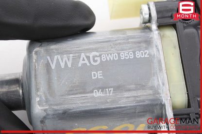 17-24 Audi S5 A4 Quattro Front Right Passenger Side Window Regulator Motor OEM