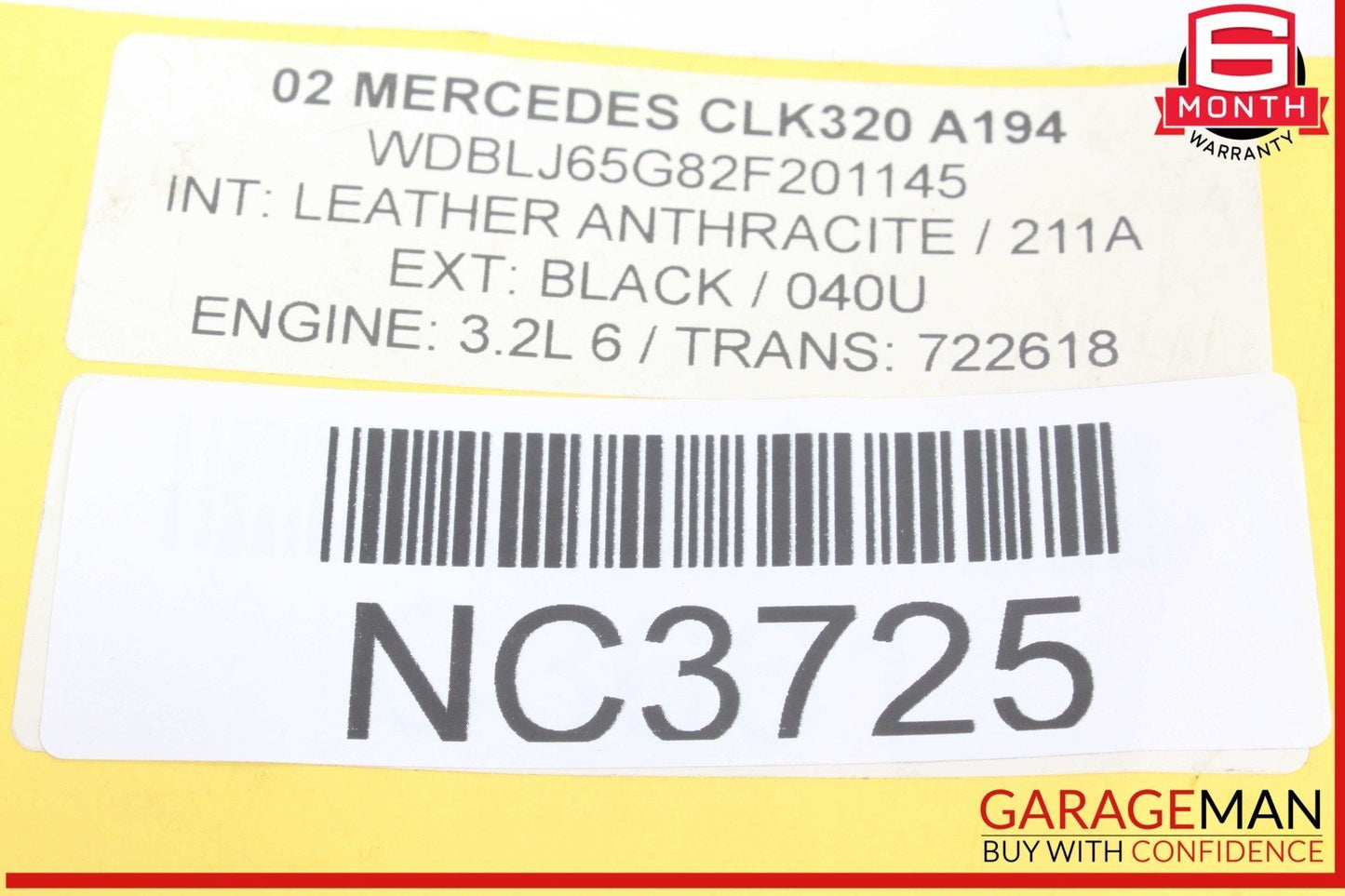 98-03 Mercedes W208 CLK320 Front Left Fuse Relay Junction Box Module OEM