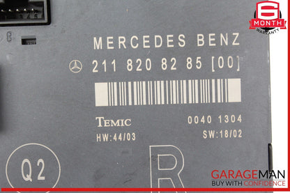 03-09 Mercedes W211 E350 E63 AMG Front Right Passenger Side Door Control Module