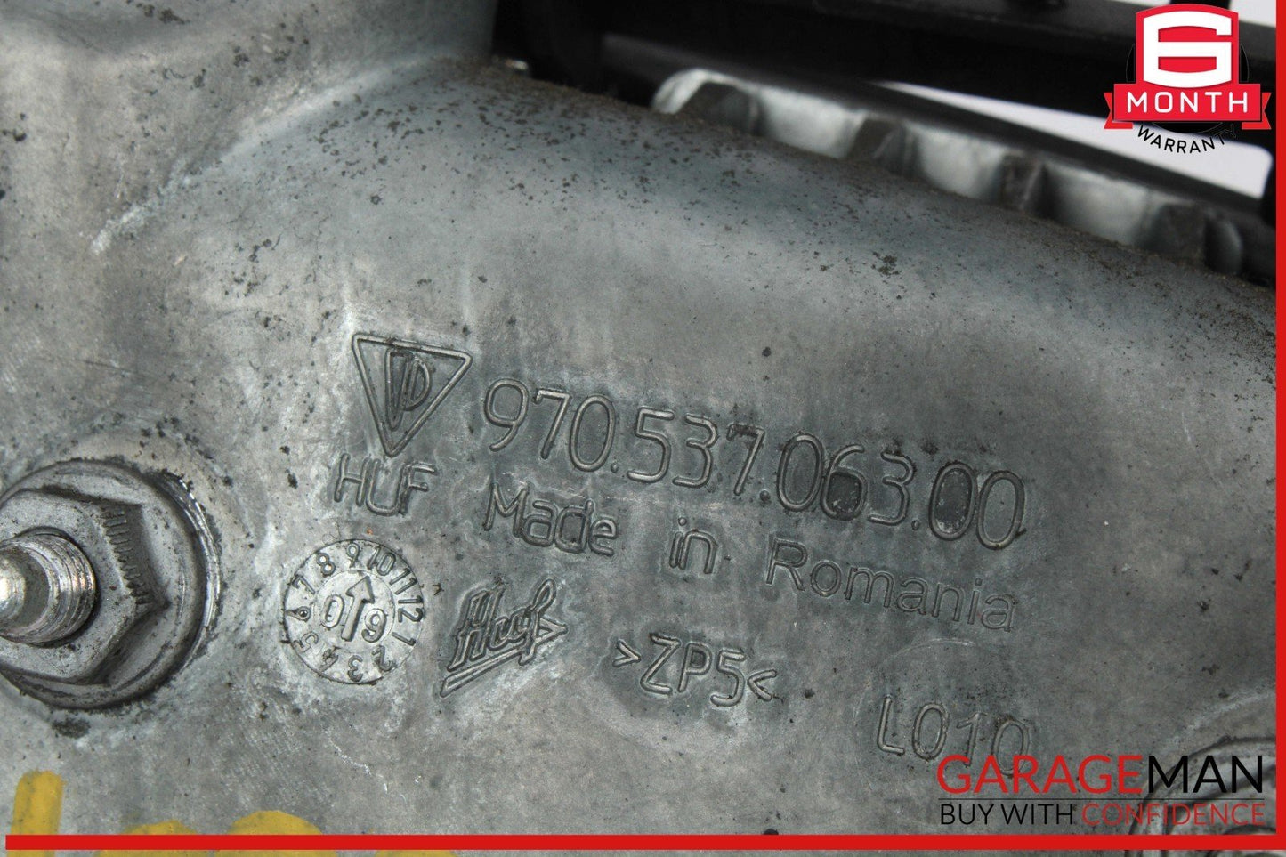 10-16 Porsche Panamera 970 Front Left Driver Exterior Door Handle Blue OEM