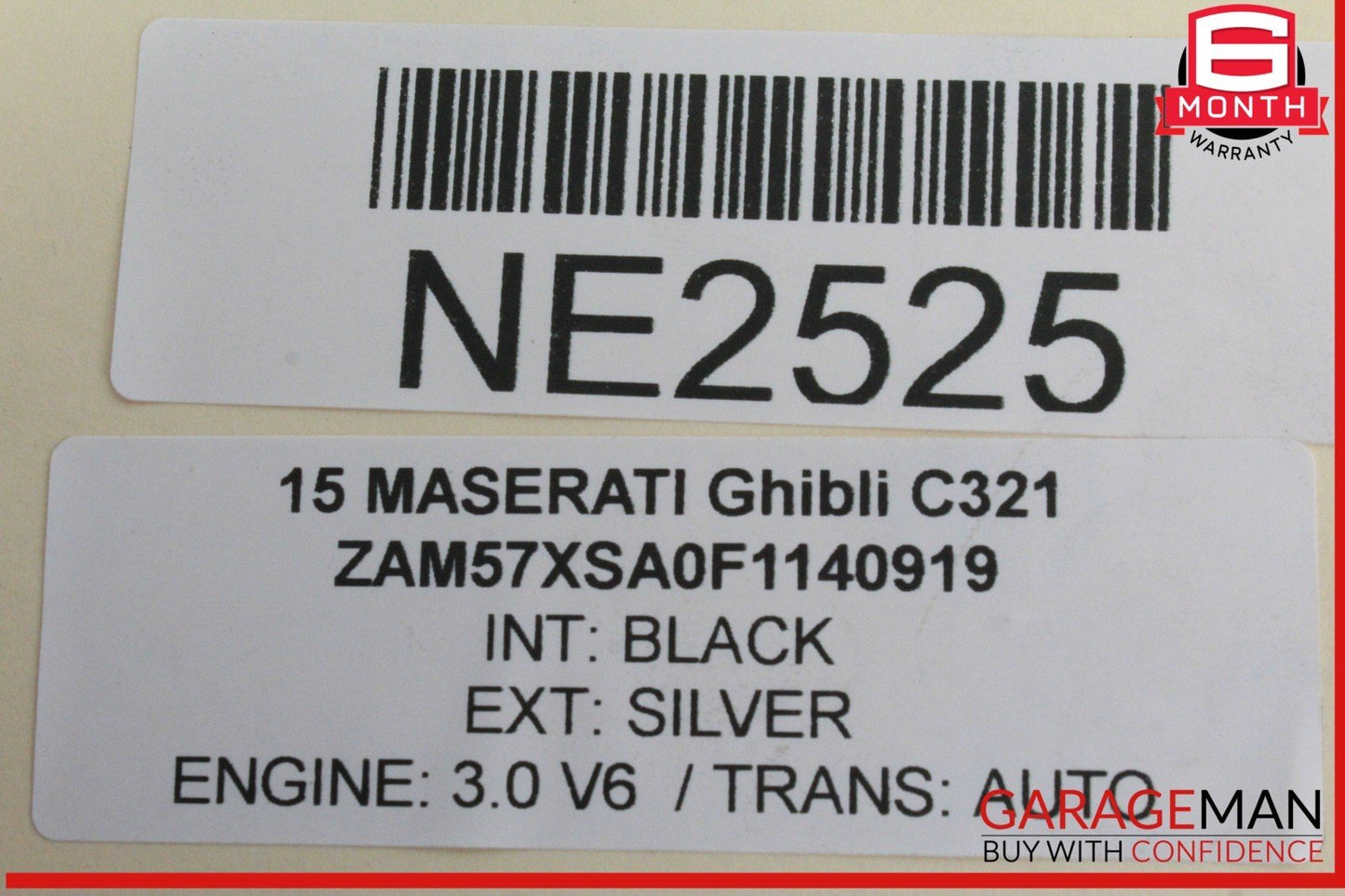 14-17 Maserati Ghibli ABS Anti Lock Brake Hydraulic Pump Module 2265106516 OEM