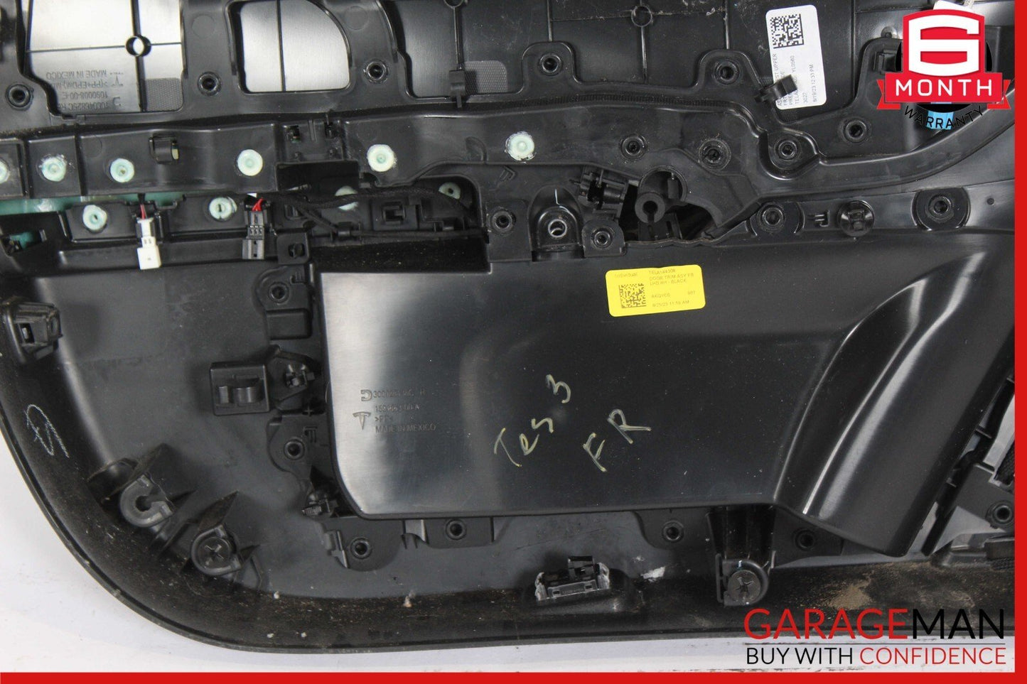 21-23 Tesla Model 3 Front Right Passenger Side Door Panel Card Trim Black OEM