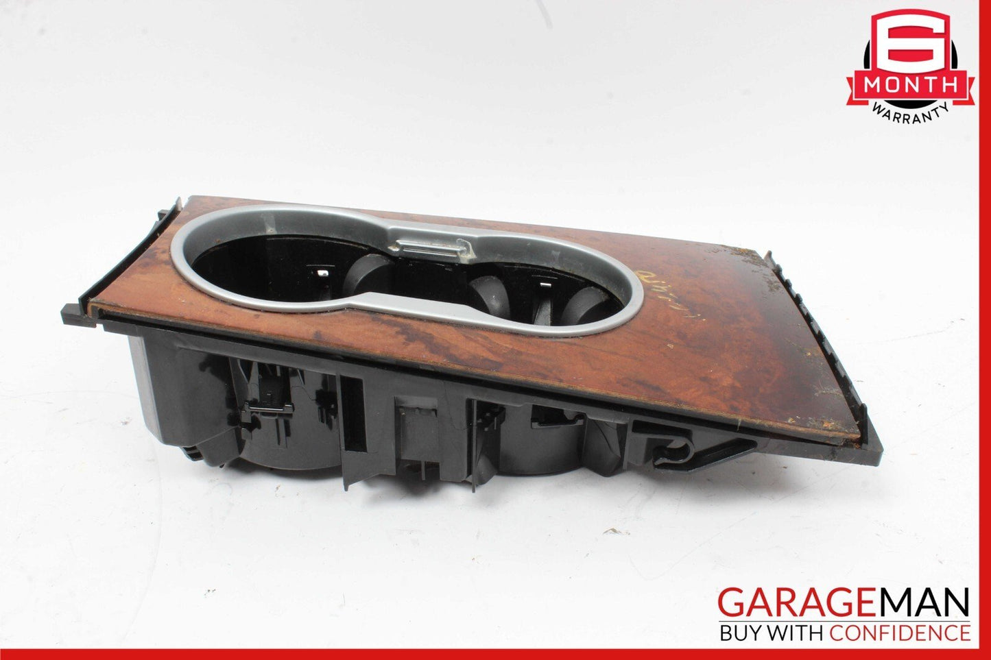 06-12 Mercedes X164 GL450 GL550 ML63 Center Console Cup Holder Compartment Wood