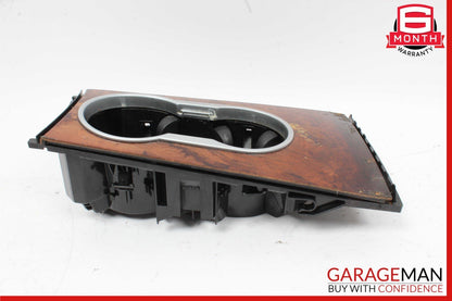 06-12 Mercedes X164 GL450 GL550 ML63 Center Console Cup Holder Compartment Wood