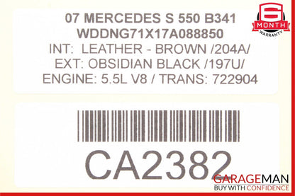 07-14 Mercedes W221 S550 S600 CL550 Headlight Head Light Switch Controller OEM