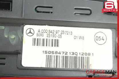 00-06 Mercedes W220 S55 AMG Rear Parktronic Sensor Display Warning Buzzer OEM