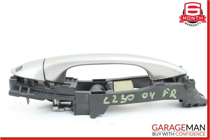 01-04 Mercedes W203 C230 C240 Front Right Exterior Door Handle Assembly Silver