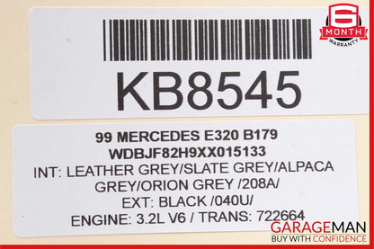 96-02 Mercedes W210 E320 E430 E55 AMG Rear Right Door Audio Sound Speaker OEM
