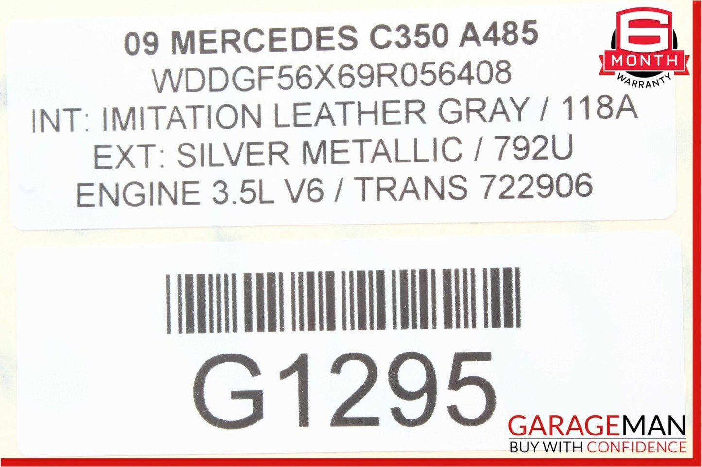 08-14 Mercedes W204 C350 RWD Rear Diff Differential Axle Carrier 2.82 OEM