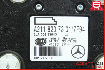 06-11 Mercedes W211 E350 CLS550 Rear Overhead Dome Light Gray 2118207301 OEM