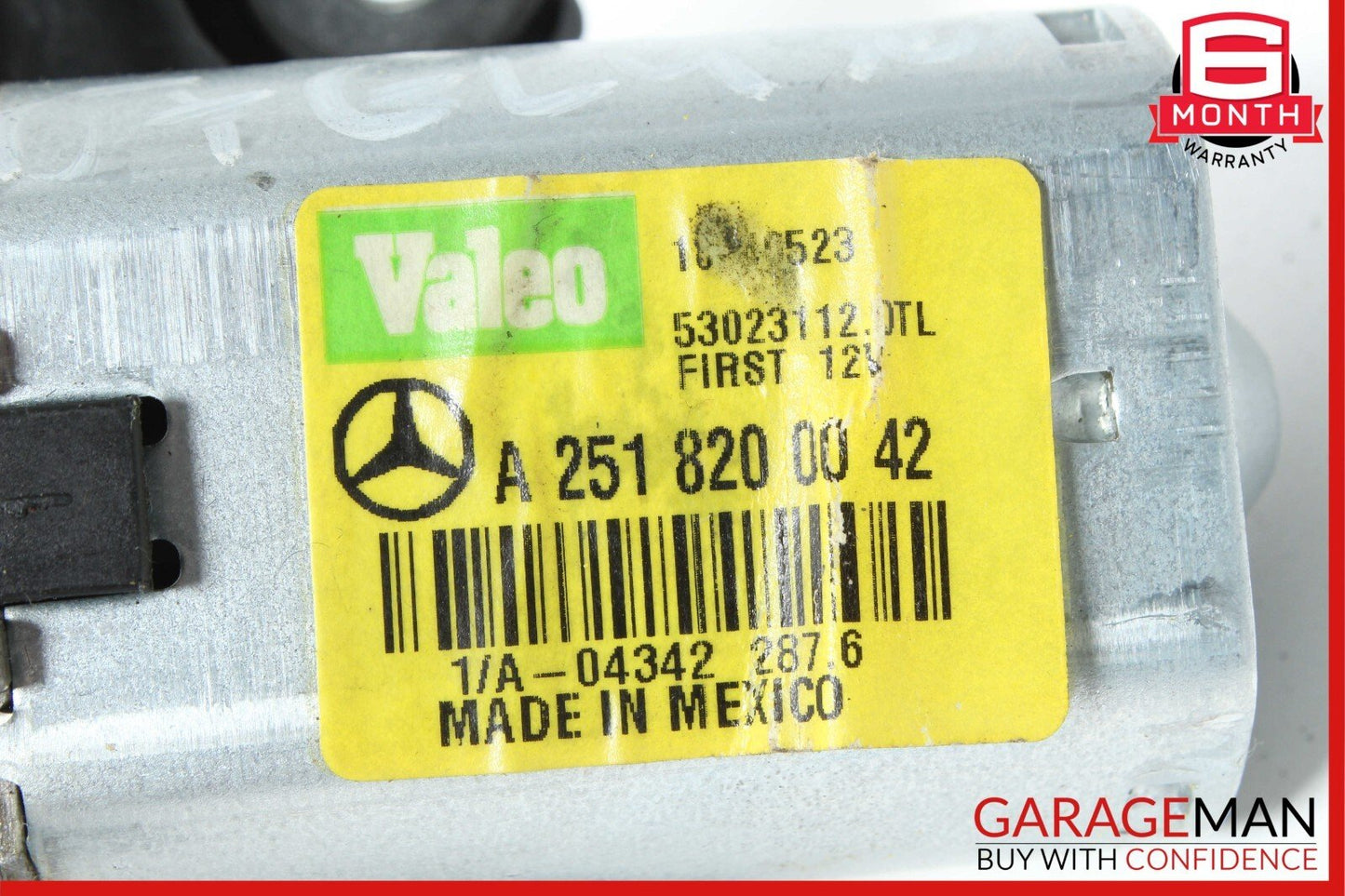 06-12 Mercedes W251 R350 GL450 ML450 Rear Windshield Glass Wiper Motor OEM