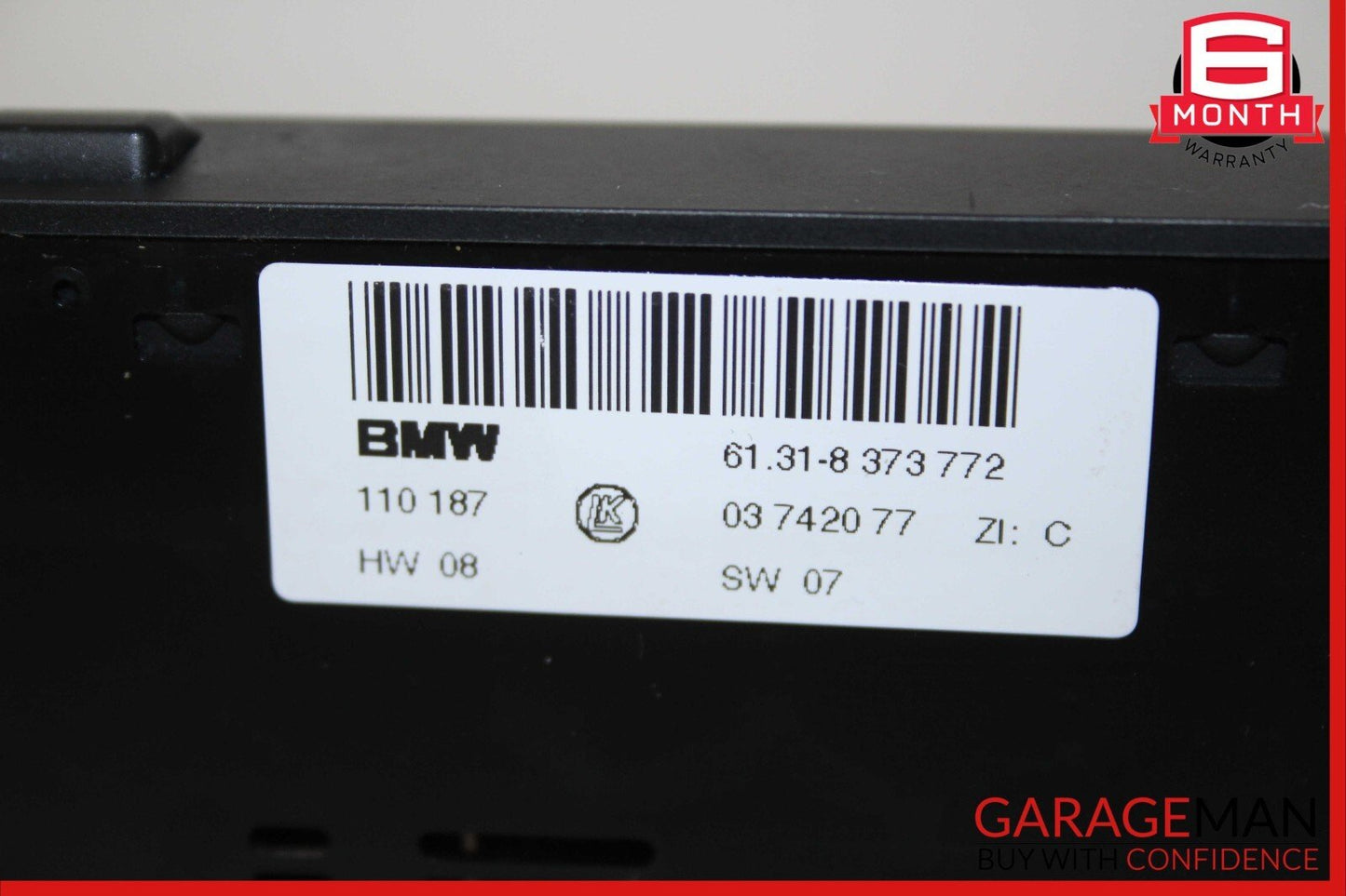 01-03 BMW E39 530i Front Seat Headet Switch Control Module Unit 61318373772 OEM