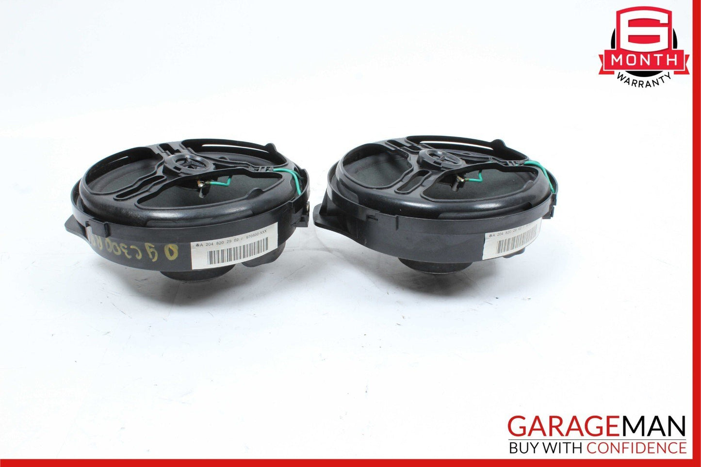 08-15 Mercedes X204 GLK350 C300 Rear Door Sound Audio Speakers Set of 2 Pc