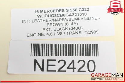 14-17 Mercedes W222 S550 Keyless Key Less Entry Antenna Module 2059053005 OEM