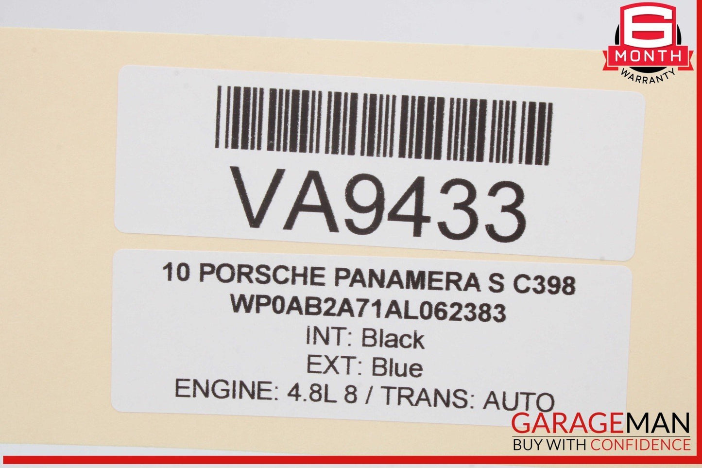 10-16 Porsche Panamera 970 Front Right or Rear Left Side Window Motor OEM