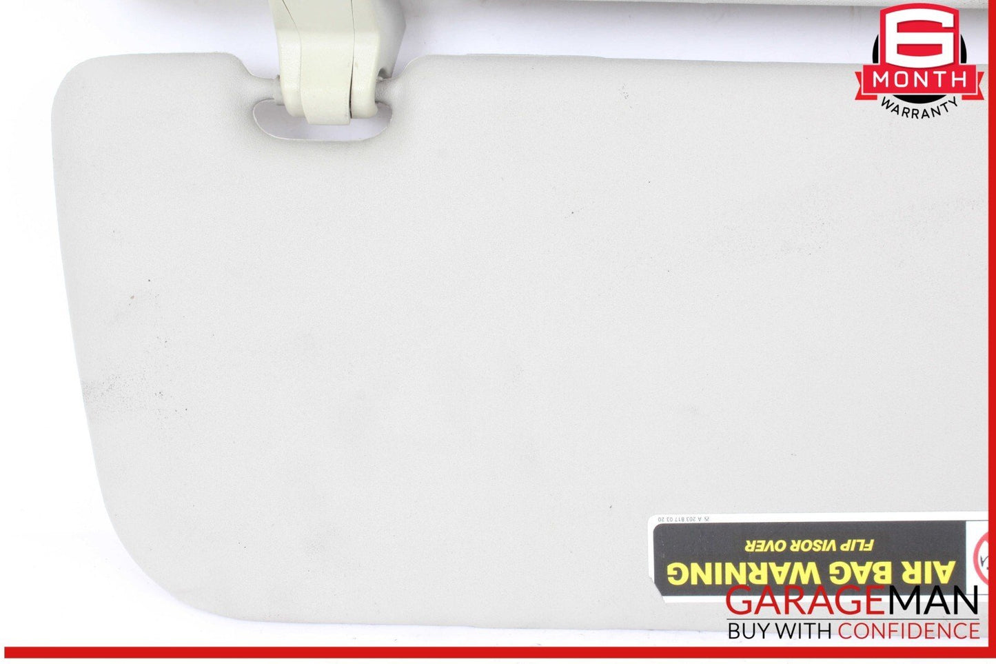 01-07 Mercedes W251 R500 4MATIC Front Left Side Sunvisor Sun Visor Gray OEM