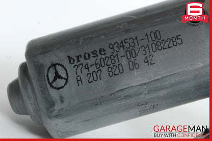 10-16 Mercedes W212 E350 Front Right Side Door Window Regulator Motor Unit
